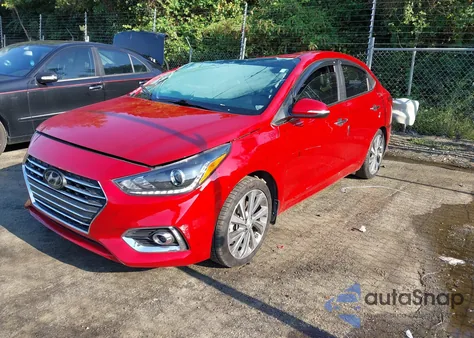 2022 Hyundai Accent Limited из США, поврежденный, VIN 3KPC34A68NE165842